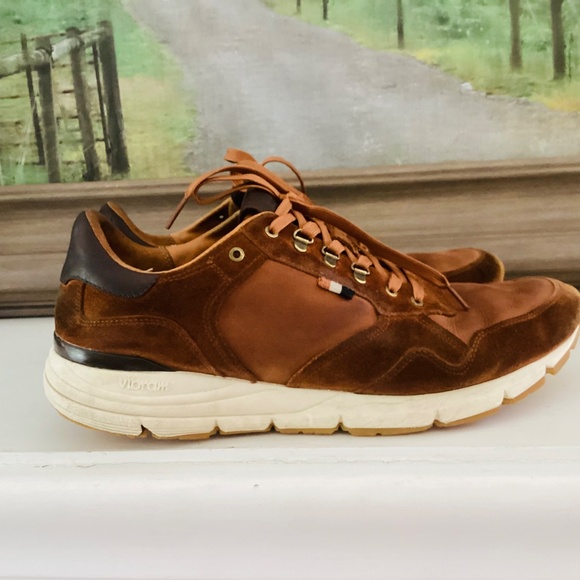 Allen Edmonds Men’s 11 D Canyon Weatherproof Runner Sap Brown Suede Vibram Sole - Picture 9 of 16